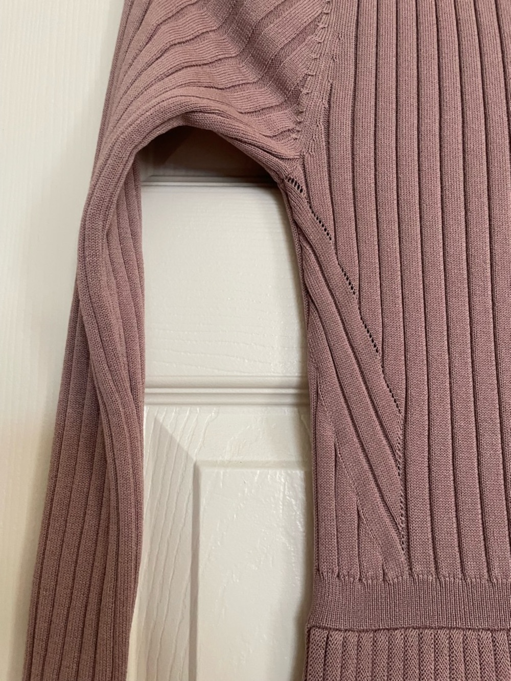 Express Ribbed Long Sleeve Maxi Dress XS - Picture 4 of 11